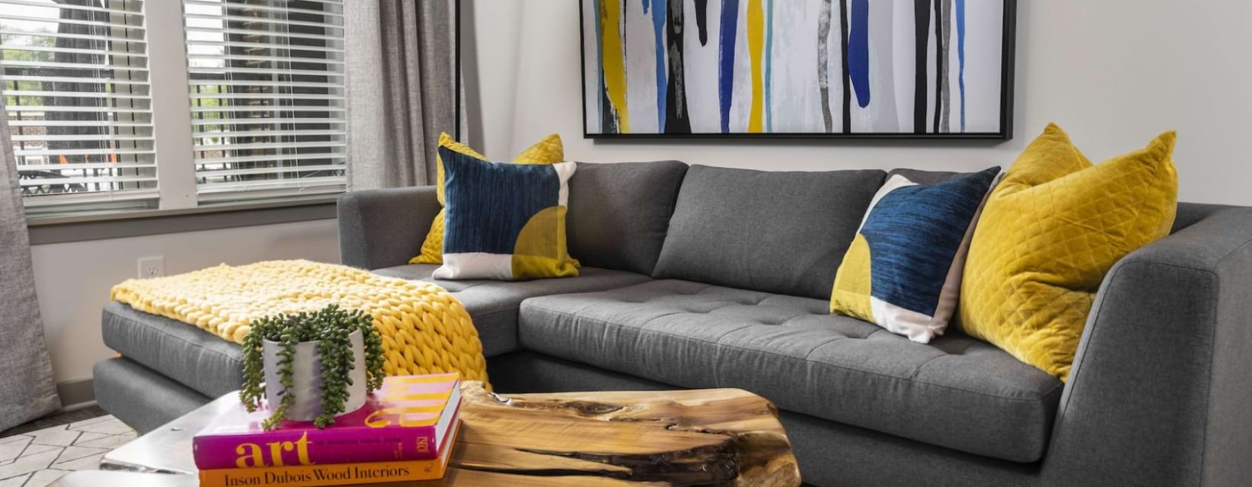 a couch in a living room